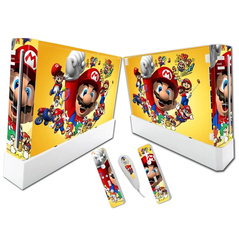 

Popular Design Skin Sticker decal for W ii skin game accessories cover