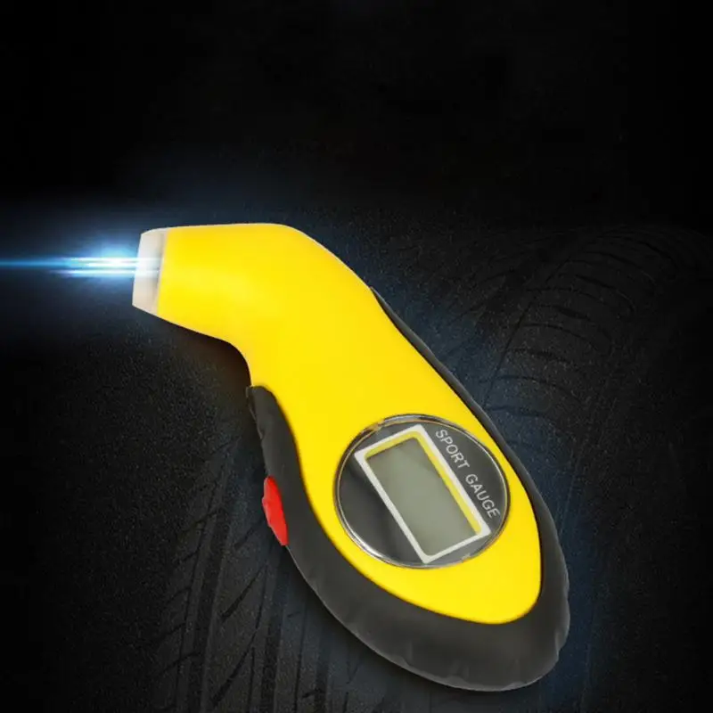 Цифровой ЖК-дисплей Автомобильный шиномонтажный манометр барометры тестер инструмент для авто автомобиля мотоцикла