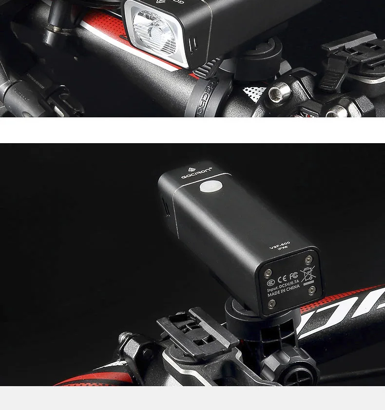 Discount GACIRON Bike Bicycle Light Cycling 600 Lm Front Lights Bike Handlebar LED Flashlight USB Rechargeable IPX6 Lamp Headlight 5 Mode 27