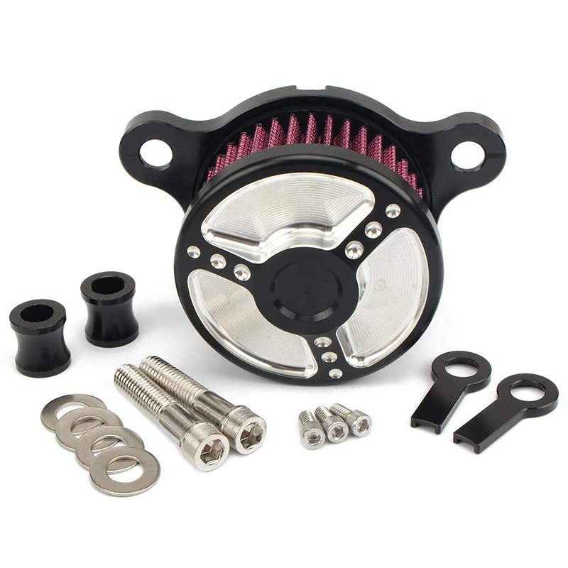 

Motorcycle Air Filter Cleaner Intake Filter System Kit Motor Bike For Sportster Xl883 Xl1200 1992 1993-2016