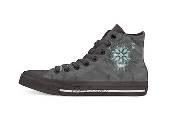 

Flight of the Reaper Moth Design breathable Casual High Top lace-up Canvas shoes sneakers