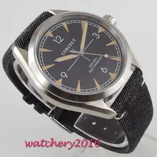 39mm Corgeut Black Dial Sapphire Glass Brushed Case Miyota Automatic Mechanical Men's Watch 39mm Corgeut Black Dial Sapphire Glass Brushed Case Miyota Automatic Mechanical Men's Watch