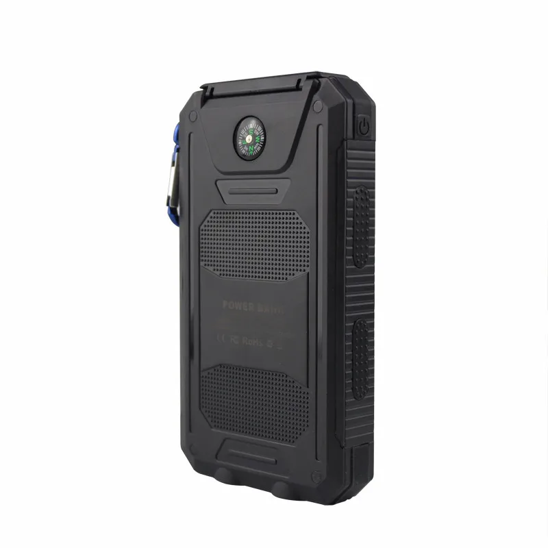 Solar Power Bank Charger Battery 20000mah Universal Portable Powerbank High-Capacity Mobile Phone Chargers For iPhone X 8 7 Plus