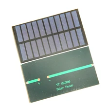 1,6 Вт 5,5 В поликристаллическая солнечная панель мини солнечный модуль Солнечная батарея своими руками и тест солнечной системы 30 шт./партия