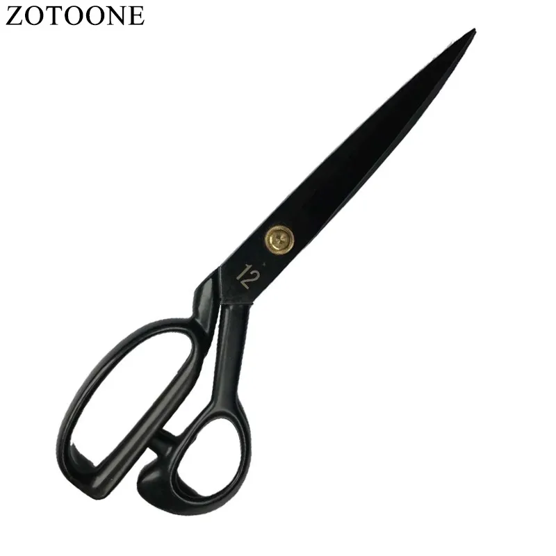 

ZOTOONE 12" Black Vintage Makas Steel Tailor Scissors Antique Craft Embroidery Trimming Scissors Sewing Accessories Tools C