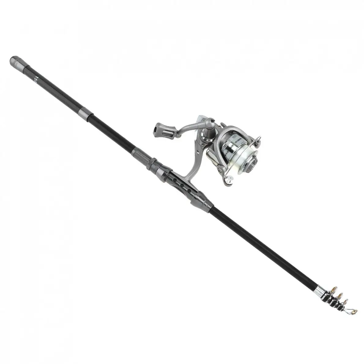 ألياف الكربون الصيد رود بكرة كومبو أطقم كاملة 2000 الغزل بكرة خط مع حقيبة الصيد طُعوم لينة الصيد تعويم هوك الرقصة رئيس