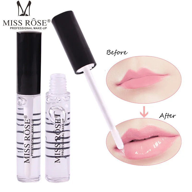 

Brand Plump Lips Moisturizer 3D Transparent Lipgloss Makeup Waterproof Temperature Change Color Clear Lip Plumper Full Lip Gloss