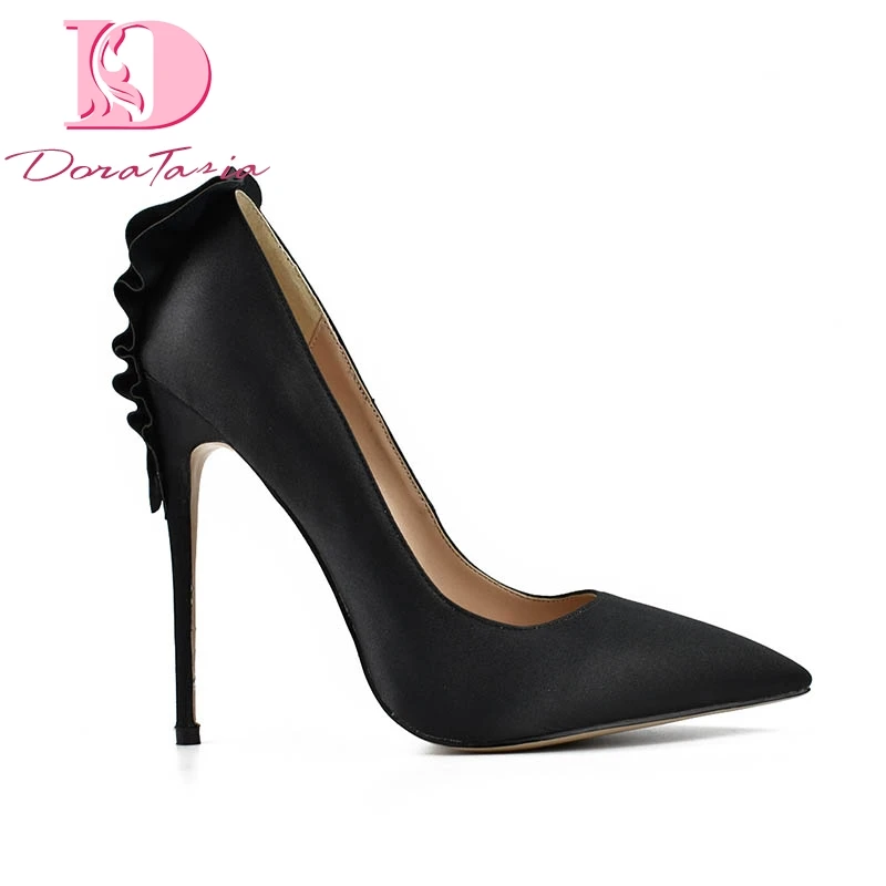 DoraTasia 2019 brand new Big Size 34-42 Pointed Toe Shoes Sexy Thin High Heels Pumps Elegant Party Women Shoes