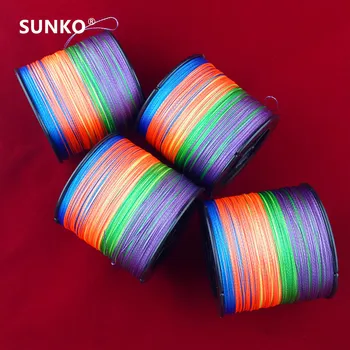

Enough 500M SUNKO Brand 8 10 15 20 25 30 35 40 50 60 70LB Super Strong Japanese colorful Multifilament PE Braided Fishing Line