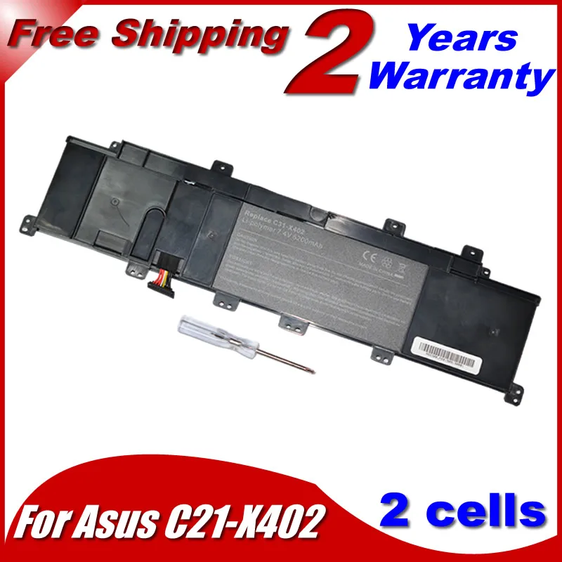 JIGU 7.4V 5200MAH Laptop Battery For Asus C21-X402 VivoBook X402 X402C X402CA Series