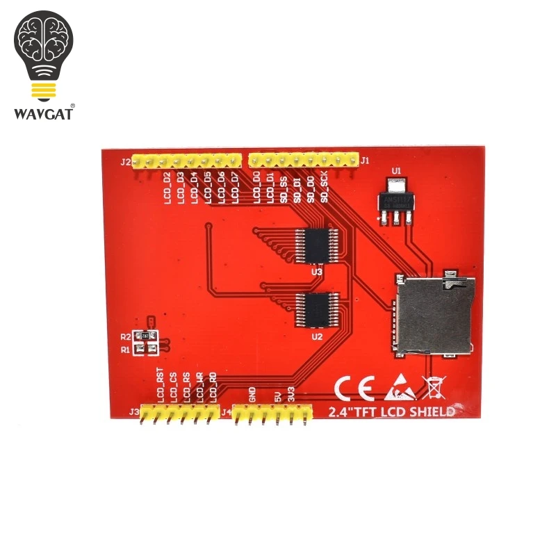 ЖК модуль WAVGAT TFT 2 4 дюймовый экран ILI9341 драйверы для платы Arduino UNO R3 и поддержки mega