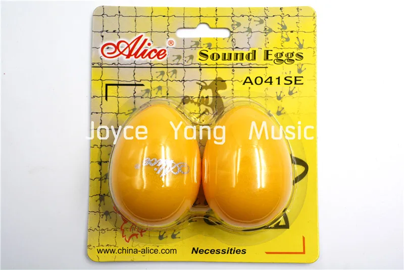 1 pair of Alice A041SE Colourful Sound Eggs Shaker Maracas Percussion