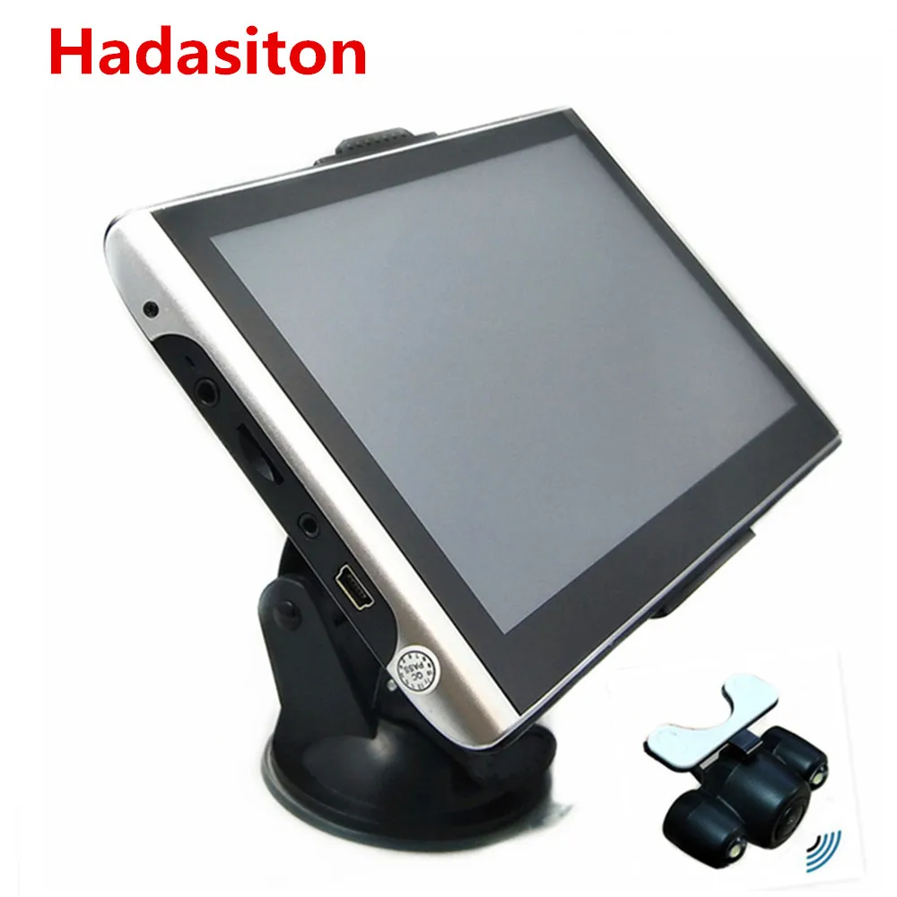 

7" Capacitive Screen Car GPS Navigation 256M8G SAT NAV BT AV-IN+Wireless rearview camera+free new maps