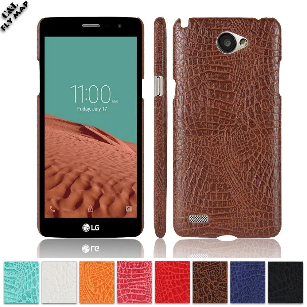 

Crocodile Case for LG Max X155 LGX155 LG-X155 X 155 Hard PC Protective Phone Cover Coque for LG L Bello II / Prime 2 X150 X165