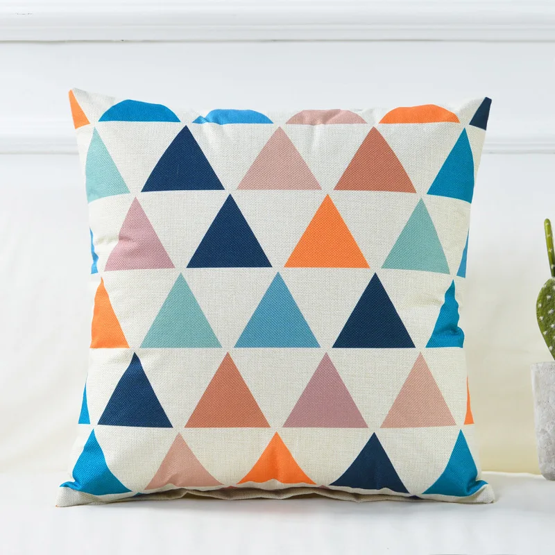 RUBIHOME оптовая продажа (5 шт./лот) синий Чехлы геометрический Дизайн Home Decor Диван