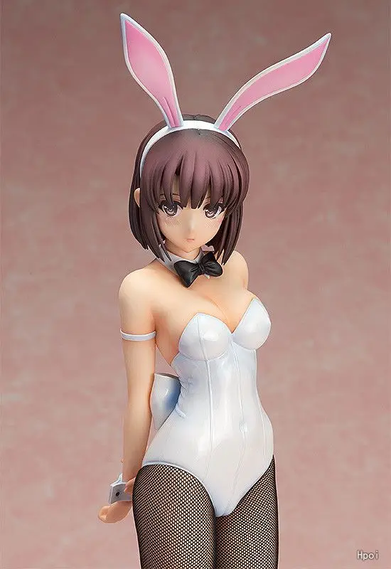 

Free Shipping Sexy 17" Saenai Heroine No Sodatekata Katou Megumi Bunny Ver. Boxed 43cm PVC Action Figure Model Doll Toys Gift