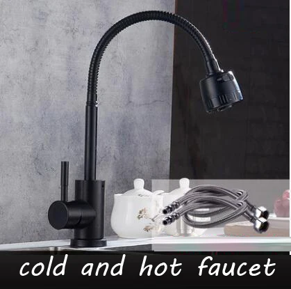 Cold and hot faucet