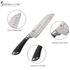 SOWOLL Brand 7 inch Stainless Steel Knife New Design ABS+Stainless Steel Handle Santoku Kitchen Knife Sharp Japanese Chef Knife ► Photo 3/6