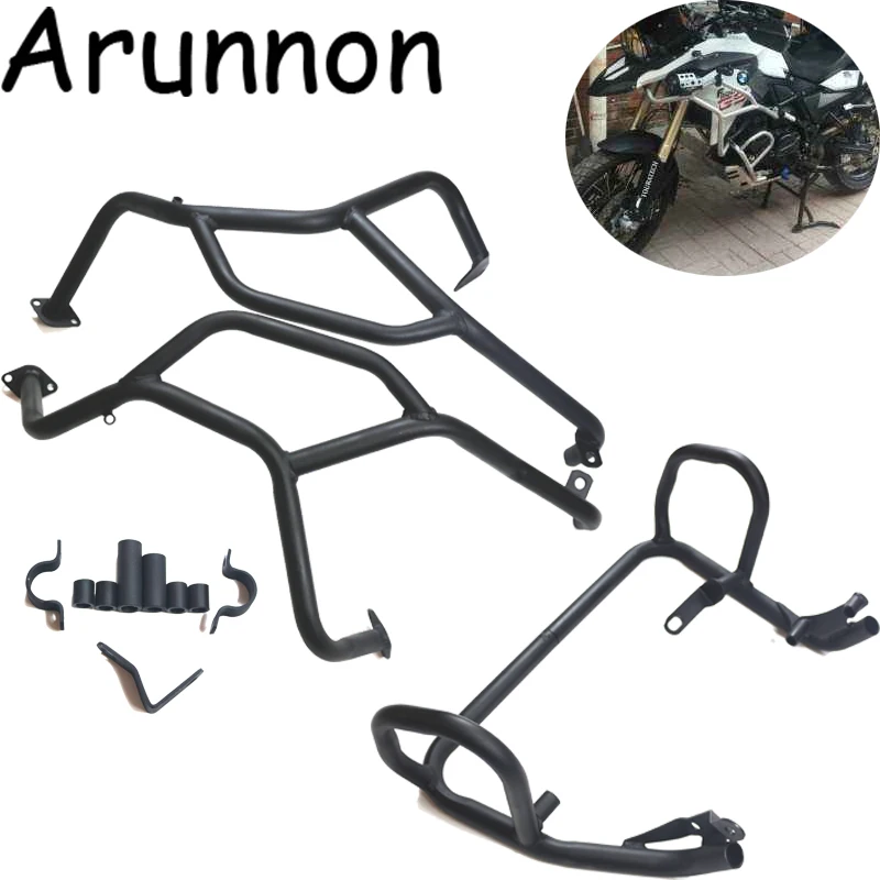 

FOR BMW F800GS F700GS F650GS 2014-2017 Motorcycle Upper + Lower Engine Guard Bumper /Crash Bar Buffer Fuel Tank Protector