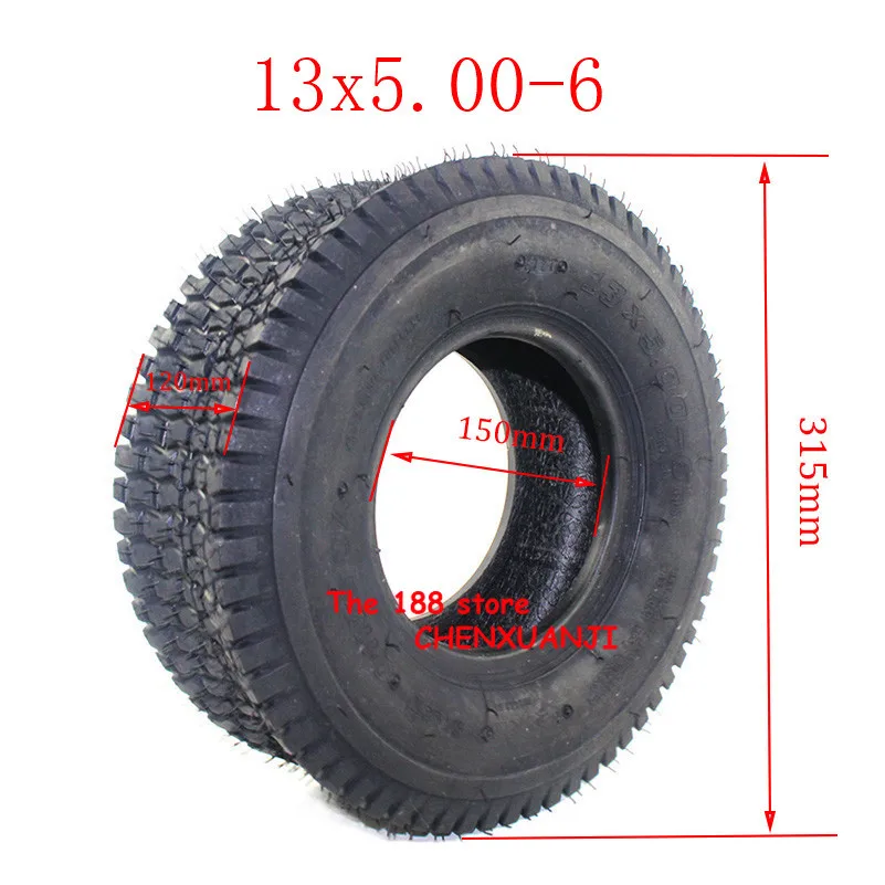 

High Quality 13x5.00-6 Inch Tubeless Tire for ATV QUAD Bike Gokart Scooter Mini Buggy Mower Snow Plow Motorcycles Part