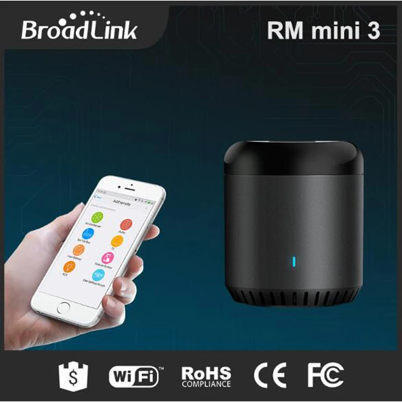 Broadlink RM Mini3 Smart Home Universal Intelligent WiFi/IR/4G Wireless ...