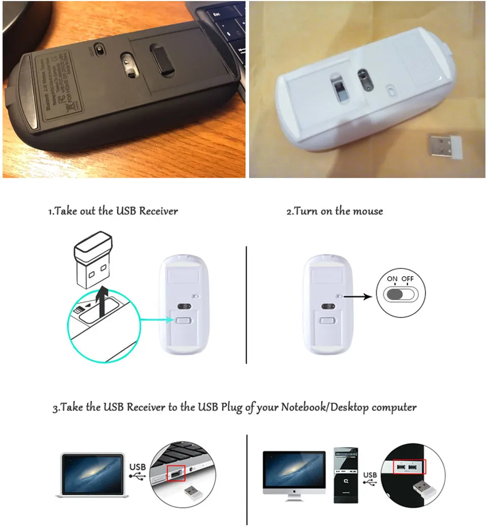 Беспроводная мышь для ПК, бесшумная мини беспроводная мышь для Macbook air/Pro, USB приемник, для ноутбука, для девочек, бесшумная мышь, draadloze muis