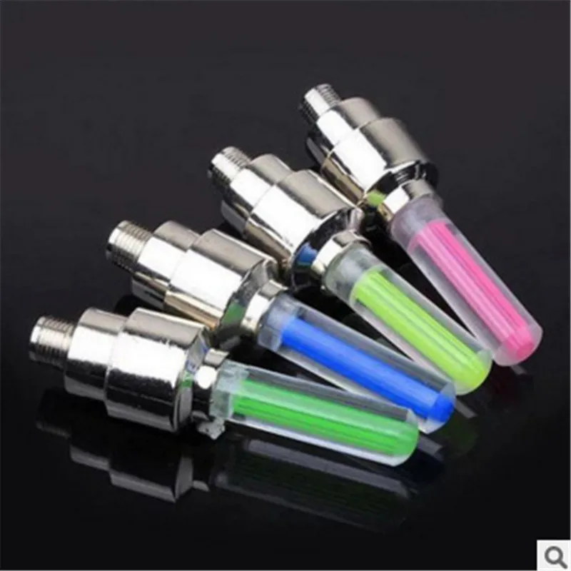 

bike light with no battery mountain road bike bicycle lights LEDS Tyre Tire Valve Caps Wheel spokes LED Light