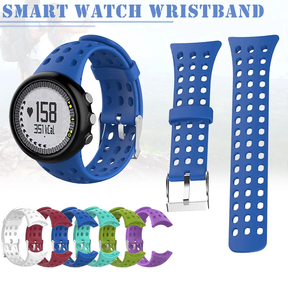 1 Pcs Men Replacement Silicone Watch Band Strap Compatible SUUNTO M1 M2 M4 M5 M Series 8899