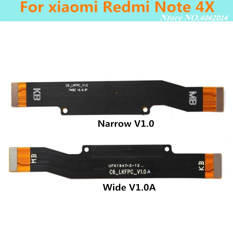 Оригинальная материнская плата для зарядки интерфейс передачи данных гибкий кабель для Xiaomi Redmi Note 4x материнская плата Подключения Линии запасные части