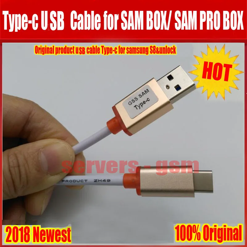 Новинка 2018 100% оригинал кабель Type c UART для samsungS8 Samsung PRO Box |cable for|cable originalcable type-c |