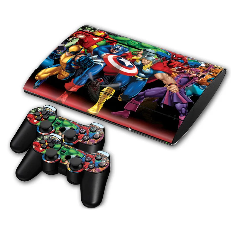 

Cool design for Ps3 super slim 4000 Console and Controllers stickers for ps3 slim 4000 vinyl sticker--0523