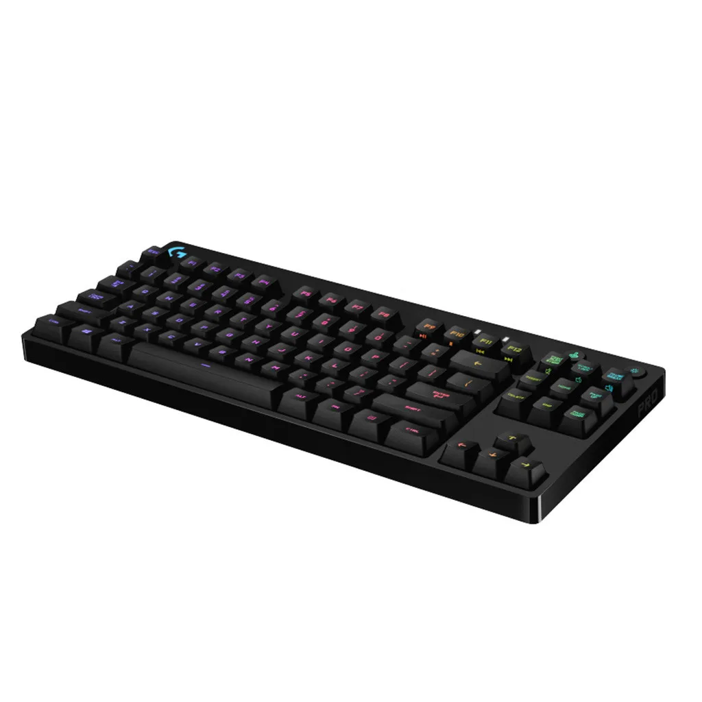 Игровая клавиатура для геймера Проводная игровая Механическая эргономичная клавиатура с RGB подсветкой Teclado Gamer клавиатура