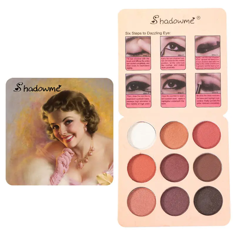 

Matte Eyeshadow Palette Nude Make Up Minerals Professional Eye Shadow Powder Pigment Waterproof Matte Makeup Shimmer Eyeshadow