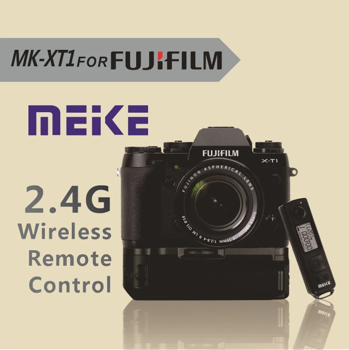 Meike MK-XT1 Pro 2.4G wireless Remote Control Battery Grip for Fujifilm X-T1 Meike MK-XT1 Pro 2.4G wireless Remote Control Battery Grip for Fujifilm X-T1