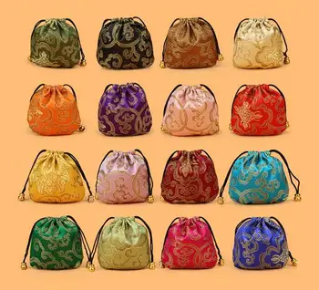 

jewelry bag,gift bag ,jewelry pouches,mixed color, silk bag,size :11x11CM