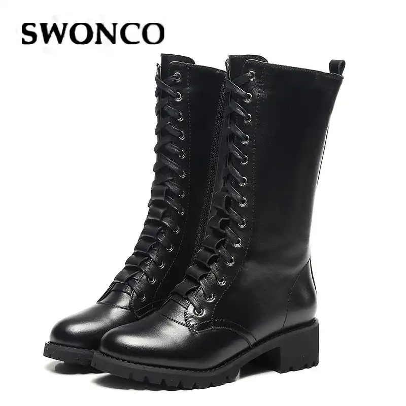 block heel winter boots