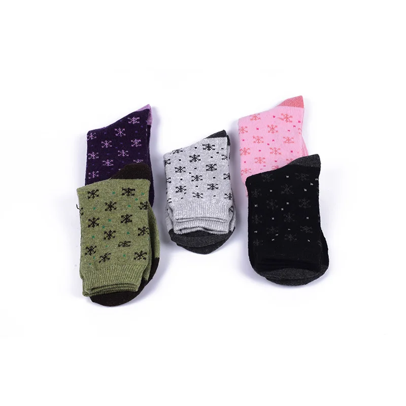 Зима 2020 модные чёрные Цветы Узор sox теплые белые короткие женские носки harajuku