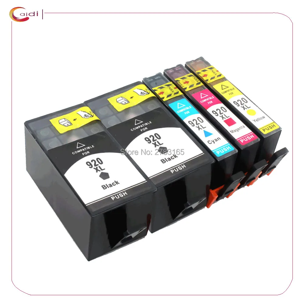 

5 шт./упаковка, чернила для принтера HP 920 HP920 Officejet 6000 6500 7000 7500 E910