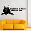 Figuras de estrellas de la guerra de las famosas películas, arte de pared, decoración de habitaciones de chicos, vinilo, pegatina de pared extraíble para decoración del hogar ► Foto 2/2