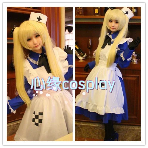 APH Axis Powers Hetalia UK England Britain Rosa Kirkland Cosplay Costume Lolita Maid Costumes for Women Halloween Party |