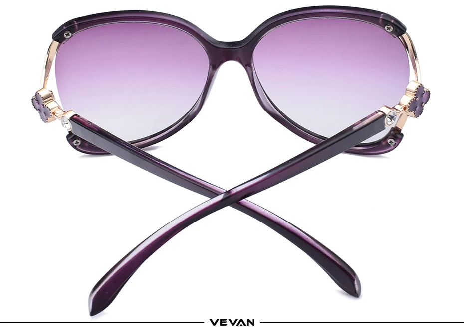 VEVAN, высокое качество, поляризационные солнцезащитные очки, женские, фирменный дизайн, UV400, градиентные, солнцезащитные очки, модные, солнцезащитные очки, oculos, с коробкой