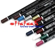 Ems или dhl 200 Наборы различная цветная подводка для глаз Ручка Ультра Водонепроницаемая подводка для глаз инструменты 12 шт./компл