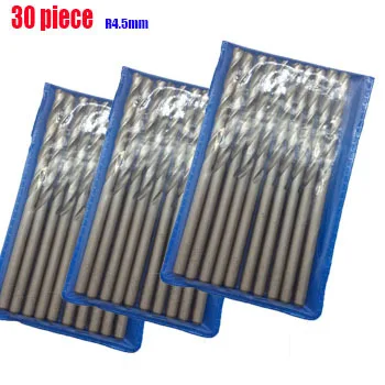 

Brocas metal 4.5mm 79mm length drill bit set micro hss9341 twist drilling auger bit electrical mini power tools 30pcs drills s