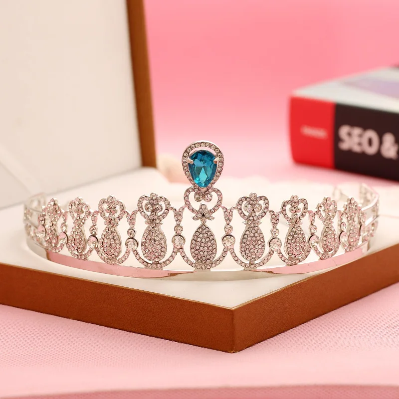 

Tiara Crown Wedding Bridal Headpiece Hair Accessories Jewelry Casamento Tiaras And Crowns Bijoux Femme Diademe Mariage WIGO0657