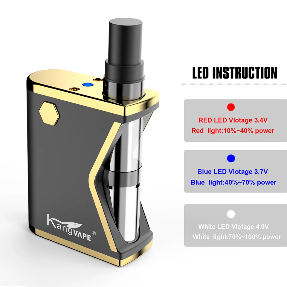 Оригинальный набор для электронной сигареты Kangvape Mini K стартер коробки Kit батарея