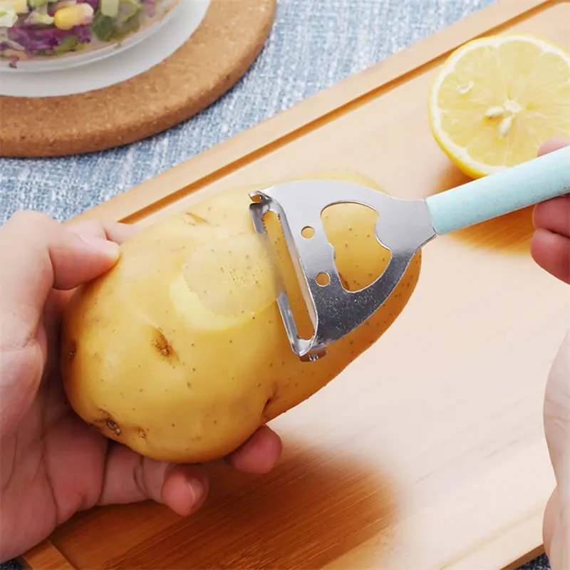 OBRKING 2in1 Y Форма нож и открывалка для бутылок Овощной Фрукты Яблоко