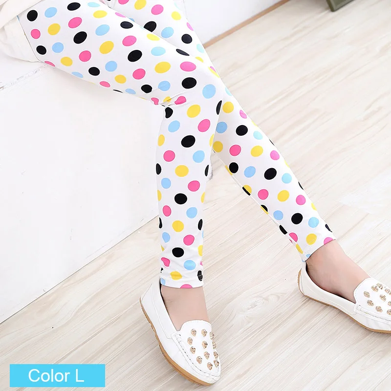 Color L Детские леггинсы 2-14 лет - Цвет: Color L