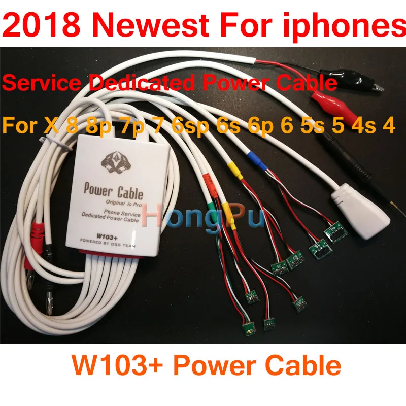 

All in one Professional Phone Current Test Dedicated Power Cable Battery Charging Wire for iPhone X 8 8p 7p 7 6 Plus 6 5s 5 4s 4