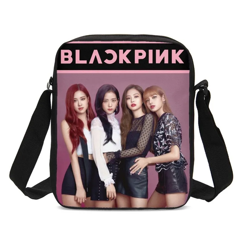 

Small Crossbody Bags For Boys Girls Cool Blackpink Letter 3D Printing Sling Bags Shoulder Bag Handbags Messenger Bags Sac A Main