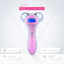 ЖК-экран 3D роллер для массажа лица инструмент красоты V терапия лица Массажер Y тип лифта лица для похудения тела антицеллюлитный S50